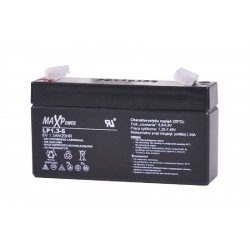 Baterie olověná 6V/ 1,3Ah MaxPower akumulátor