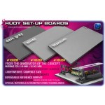 FLAT SET-UP BOARD FOR 1/10 TOURING CARS - SILVER GREY