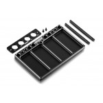 HUDY ALU TRAY FOR 1/10 OFF-ROAD DIFF & SHOCKS