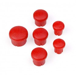 PLASTIC CAP FOR HANDLE ( SET -  3+2+1) RED