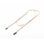 4606 S prodlužovací kabel 900mm JR plochý silný, zlacené kontakt