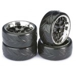 Driftové pneumatiky 1:10 včetně disků, 4ks
