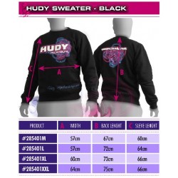HUDY SWEATER - BLACK (M)