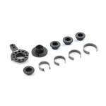 HUDY ALU FIXED SERVO SAVER 1/10 TC & FWD - SET