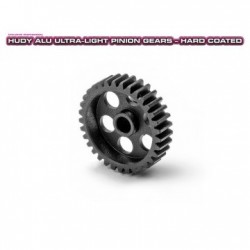 HUDY ALU ULTRA-LIGHT PINION GEAR - HARD COATED -  42T / 64