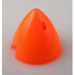 Fluor.kužel 63mm ORANŽ 2-listý