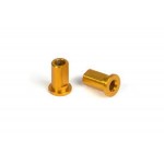 ALU NUT FOR SUSP. HOLDER - ORANGE (2)