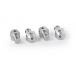 ALU ECCENTRIC FRONT UPPER PIVOT PIN HOLDERS  (4)