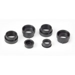 ECCENTRIC COMPOSITE HUB FOR BULKHEAD + COVERS (SET 4+2)