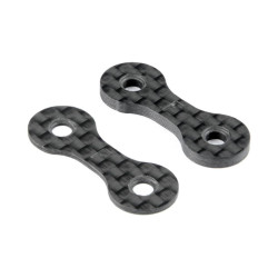 X4 FRONT ROLL-CENTER CARBON SPACER 1+2MM (1+1) X4 FRONT ROLL-CENTER CARBON SPACER 1+2MM (1+1)