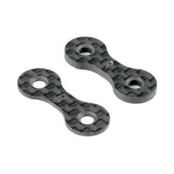X4 REAR ROLL-CENTER CARBON SPACER 1+2MM (1+1)