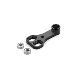 X4F ADJUSTABLE ALU SERVO SAVER ARM - BLACK - SWISS 7075 T6 X4F ADJUSTABLE ALU SERVO SAVER ARM - BLACK - SWISS 7075 T6