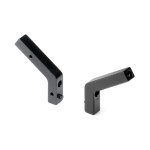 X4 ALU SHOCK HOLDER REAR FIXED FOR UNI BULKHEADS (2)
