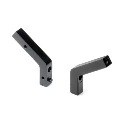 X4 ALU SHOCK HOLDER REAR FIXED FOR UNI BULKHEADS (2)