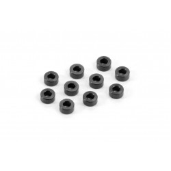 ALU SHIM 3x6x3.0MM - BLACK (10)