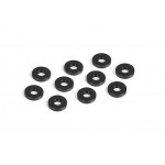 ALU SHIM FOR LOWER SUSP. HOLDER 3x7.5x1.5 - BLACK (10)