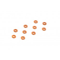 ALU SHIM 3x7x1.0MM - ORANGE (10)