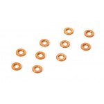 ALU SHIM 3x5x0.5MM - ORANGE (10)