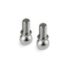 X4 PIVOT BALL 4.9MM WITH M3x5.5MM THREAD - HUDY SPRING STEEL™ (2 X4 PIVOT BALL 4.9MM WITH M3x5.5MM THREAD - HUDY SPRING STEEL™ (2