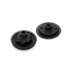 X4 COMPOSITE GEAR DIFF. CASE WITH 38T PULLEY & COVER