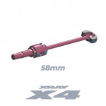 X4 ECS DRIVE SHAFT 58MM - HUDY SPRING STEEL™ - SET