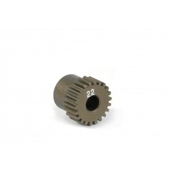 NARROW ALU PINION GEAR - HARD COATED 22T / 64