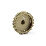 NARROW ALU PINION GEAR - HARD COATED 42T / 64