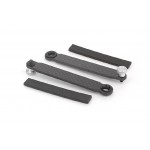 BATTERY MOUNT STRAP - 2.5 MM GRAPHITE FOR 3 BATT. - SET