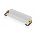 T4-19 GRAPHITE + BRASS FULLY ADJUSTABLE BATTERY HOLDER