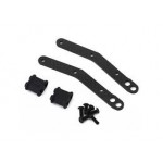 GRAPHITE CHASSIS SIDE GUARD BRACE FOR BENT SIDES CHASSIS (2)