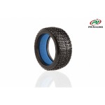 2028(S)-Soft Tyres  and BLUE Insert  Closed Cell * 2pcs  (30 Deg