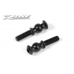 BALL STUD 6.8MM WITH BACKSTOP L=13MM - M4 (2)