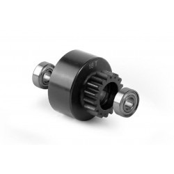 XB808 CLUTCH BELL 18T WITH OVERSIZED 5x12x4MM BALL-BEARINGS