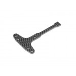 XB4 22 GRAPHITE CHASSIS T-BRACE - FRONT - 2.2MM