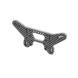 CARBON SHOCK TOWER FOR HS BULKHEAD - 5 DOTS - REAR CARBON SHOCK TOWER FOR HS BULKHEAD - 5 DOTS - REAR