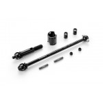 ECS FRONT DRIVE SHAFT 81MM WITH 2.5MM PIN - HUDY SPRING STEEL™ -