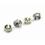 ALU SHOCK SPRING RETAINING COLLAR -6MM (4) ALU SHOCK SPRING RETAINING COLLAR -6MM (4)