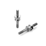 TITANIUM SCREW SHOCK PIVOT BALL WITH HEX (2) TITANIUM SCREW SHOCK PIVOT BALL WITH HEX (2)
