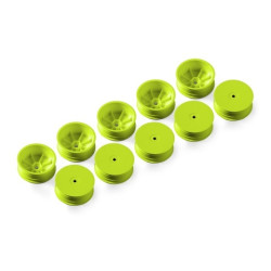 4WD FRONT WHEEL AERODISK WITH 12MM HEX IFMAR - YELLOW - HARD (10 4WD FRONT WHEEL AERODISK WITH 12MM HEX IFMAR - YELLOW - HARD (10