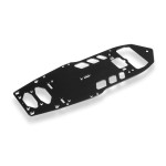 X12 ALU 1-PIECE CHASSIS FOR FLOATING SERVO - 1.5MM - SWISS 7075 X12 ALU 1-PIECE CHASSIS FOR FLOATING SERVO - 1.5MM - SWISS 7075