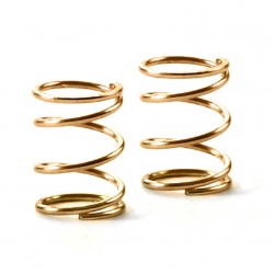 SPRING 4.25 COILS 3.6x6x0.4MM; C=1.5 - GOLD (SOFT) (2)