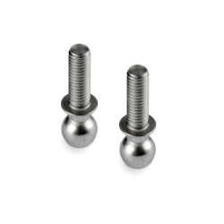 BALL END 4.9MM WITH 9MM THREAD - HUDY SPRING STEEL™ (2) BALL END 4.9MM WITH 9MM THREAD - HUDY SPRING STEEL™ (2)