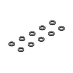 ALU SHIM 2.5x5x1.0MM - BLACK (10)