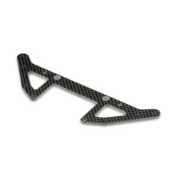 X10 CARBON REAR BRACE FOR 1-PIECE CHASSIS