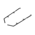 X12 CARBON SIDE BRACE FOR 1-PIECE CHASSIS 1.0MM (2) X12 CARBON SIDE BRACE FOR 1-PIECE CHASSIS 1.0MM (2)