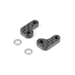 X1 CARBON SIDE BRACE ARM FOR 1-PIECE CHASSIS (2) X1 CARBON SIDE BRACE ARM FOR 1-PIECE CHASSIS (2)