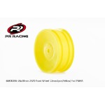 26x38mm 2WD Front Wheel 12mm*2pcs(Yellow)For IFMAR-#4