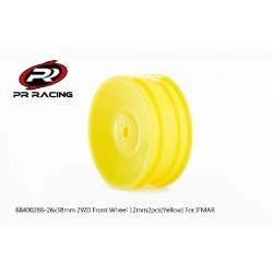 26x38mm 2WD Front Wheel 12mm*2pcs(Yellow)For IFMAR-#4