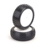 HUDY 1/10 OFF-ROAD PRE-GLUED TIRE 2WD FRONT DIRT - 303 - SOFT (2 HUDY 1/10 OFF-ROAD PRE-GLUED TIRE 2WD FRONT DIRT - 303 - SOFT (2