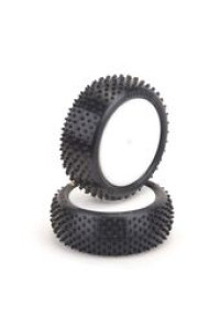 HUDY 1/10 OFF-ROAD PRE-GLUED TIRE 2WD FRONT DIRT - 303 - SOFT (2